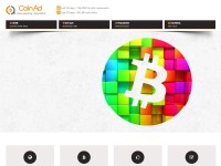 Desktop screenshot for coinad.com