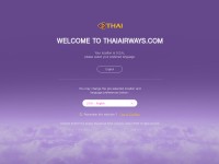 Desktop screenshot for thaiairways.com