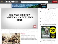Desktop screenshot for historynet.com