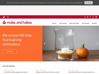 Desktop screenshot for makeandtakes.com