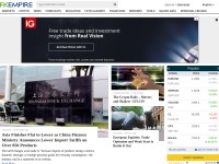 Desktop screenshot for fxempire.com
