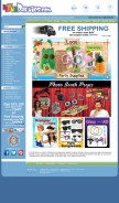 How 4funparties.com looks like on a mobile device such as an iPhone.