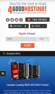 How 4goodhosting.com looks like on a mobile device such as an iPhone.
