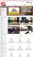 How 4over.com looks like on a mobile device such as an iPhone.