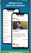 How 4players.de looks like on a mobile device such as an iPhone.