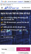 How 4share.vn looks like on a mobile device such as an iPhone.