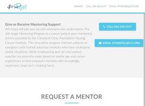 How 4thangel.org looks like on a tablet such as an iPad.