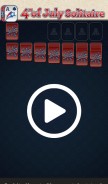 How 4thofjulysolitaire.com looks like on a mobile device such as an iPhone.