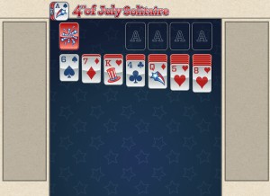 How 4thofjulysolitaire.com looks like on a tablet such as an iPad.