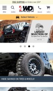 How 4wd.com looks like on a mobile device such as an iPhone.