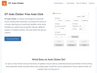 Desktop screenshot for gtautoclicker.com