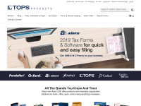 Desktop screenshot for tops-products.com