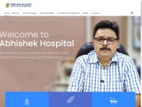 Desktop screenshot for abhishek-hospital.com
