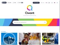 Desktop screenshot for qwant.com