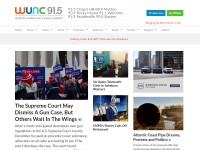 Desktop screenshot for wunc.org
