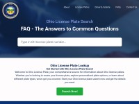 Desktop screenshot for ohiolicenseplate.com