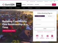 Desktop screenshot for bankozarks.com
