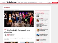 Desktop screenshot for bazonline.ch