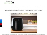 Desktop screenshot for friteuses-sans-huiles.com