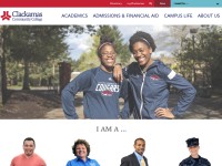 Desktop screenshot for clackamas.edu