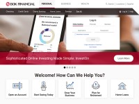 Desktop screenshot for bokfinancial.com