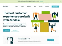 Desktop screenshot for zendesk.com