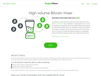Desktop screenshot for cryptomixer.ws