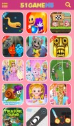How 51gameh5.com looks like on a mobile device such as an iPhone.