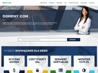 Desktop screenshot for domeny.com