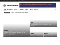 Desktop screenshot for blog.stackfindover.com