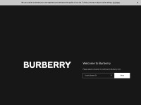 Desktop screenshot for burberry.com
