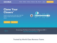 Desktop screenshot for chorus.ai