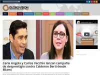 Desktop screenshot for globovision.com