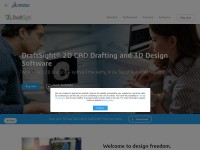 Desktop screenshot for draftsight.com