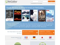 Desktop screenshot for netgalley.com