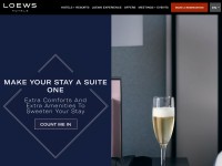Desktop screenshot for loewshotels.com