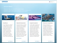 Desktop screenshot for omron.eu