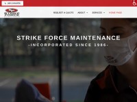 Desktop screenshot for strikeforcemaintenance.com