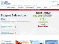 Desktop screenshot for lifeextension.com