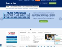 Desktop screenshot for bancochile.cl