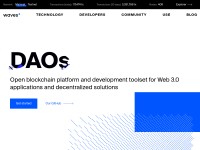 Desktop screenshot for wavesplatform.com