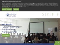 Desktop screenshot for frankfurt-school.de
