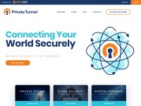 Desktop screenshot for privatetunnel.com