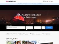 Desktop screenshot for hotels.nl
