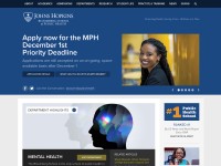 Desktop screenshot for jhsph.edu