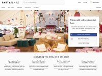 Desktop screenshot for partyslate.com