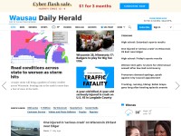 Desktop screenshot for wausaudailyherald.com