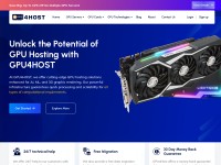 Desktop screenshot for gpu4host.com