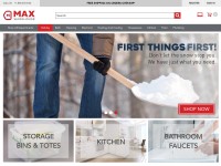 Desktop screenshot for maxwarehouse.com