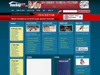 Desktop screenshot for hockeydb.com